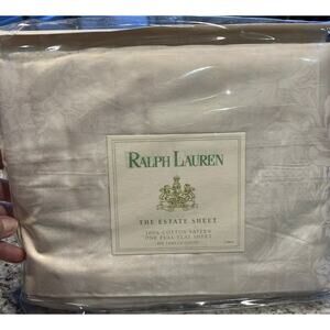 Ralph Lauren The Estate Fairchild Floral Sand Dune Flat Full Sheet
